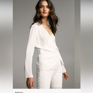 Aritzia Wren Blouse white XXS